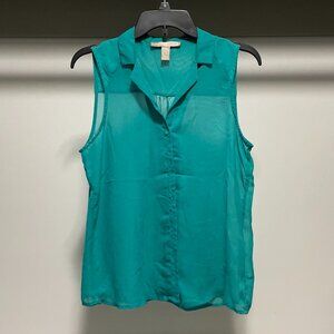 FOREVER 21 - Teal Sleeveless Blouse